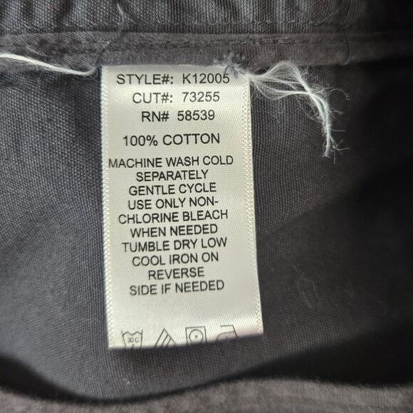 Kut from the Kloth M Dark Gray Barn Chore Coat Cotton Jacket Utility Indie Moto - Picture 6 of 11